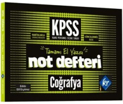 KPSS Coğrafya Konu Anlatımlı Not Defteri - KR Akademi Yayınları