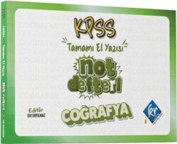 KPSS Coğrafya Konu Anlatımlı Not Defteri - KR Akademi Yayınları