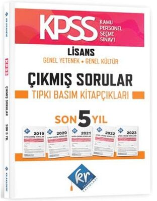 KR Akademi Yayınları KPSS Genel Yetenek Genel Kültür Çıkmış Sorular Son 5 Yıl Tıpkı Basım Fasikülleri - 1