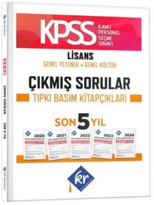 KPSS Genel Yetenek Genel Kültür Çıkmış Sorular Son 5 Yıl Tıpkı Basım Fasikülleri - 1
