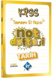 KPSS Tarih Konu Anlatımlı Not Defteri - KR Akademi Yayınları