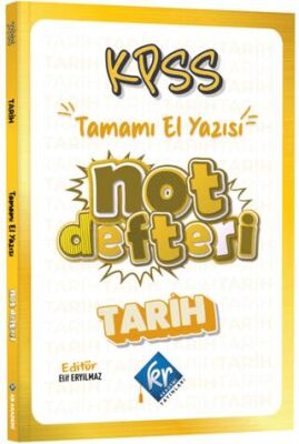 KPSS Tarih Konu Anlatımlı Not Defteri - 1