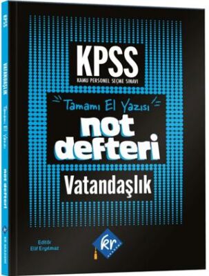 KPSS Vatandaşlık Konu Anlatımlı Not Defteri - 1