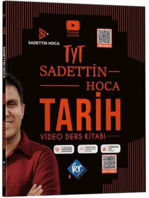 KR Akademi Yayınları Sadettin Hoca TYT Tarih Video Ders Kitabı - 1