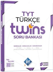 TYT Twins Türkçe Soru Bankası - KR Akademi Yayınları