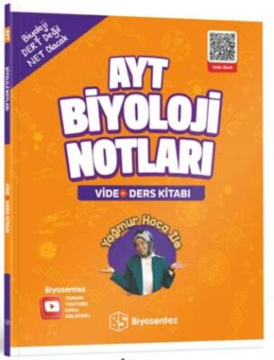 KR Akademi Yayınları Yağmur Hoca ile Biyosentez AYT Biyoloji Video Ders Kitabı - 1