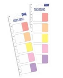 Kraf 1555 İndex Kağıt 25X42Mm 5 Renk X 20 Yaprak Flag - Kraf