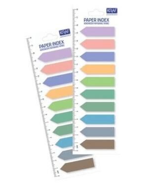 Kraf 51245 İndex Film Pp Ok Şekilli 12X44Mm 20 Yaprak - 1