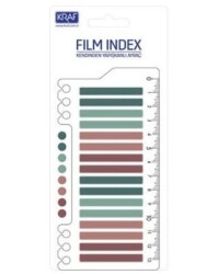 Kraf Index Fılm Pp 6X45Mm 20Yp Cetvelli Morandı Color 16645-2 - Kraf