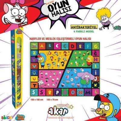 Kral Şakir Oyun Halısı Alfabe Ve Meslekler 150x100 - 3