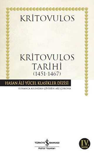 Kritovulos Tarihi 1451-1467
