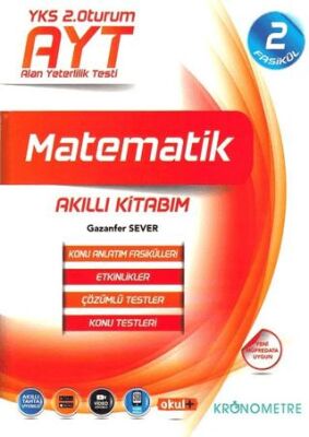 Kronometre Yayınları AYT Matematik Akıllı Kitabım Konu Anlatım Fasikülleri 2 Kitap - 1