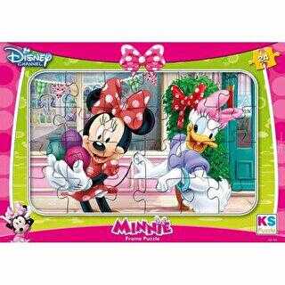Ks Puzzle Frame Minnie Mouse 24 Parça