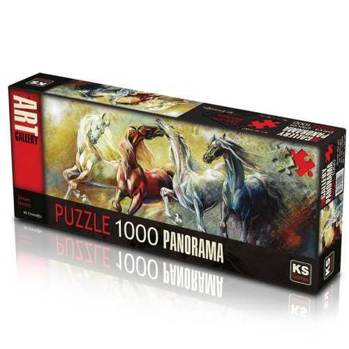 Ks Puzzle Dream Horses Panorama 1000 Parça