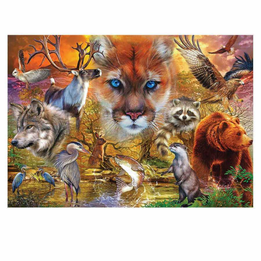 Ks Puzzle North American Animals 1000 Parça - 1