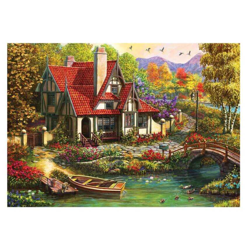 Ks Puzzle Riverside Cottage 1000 Parça