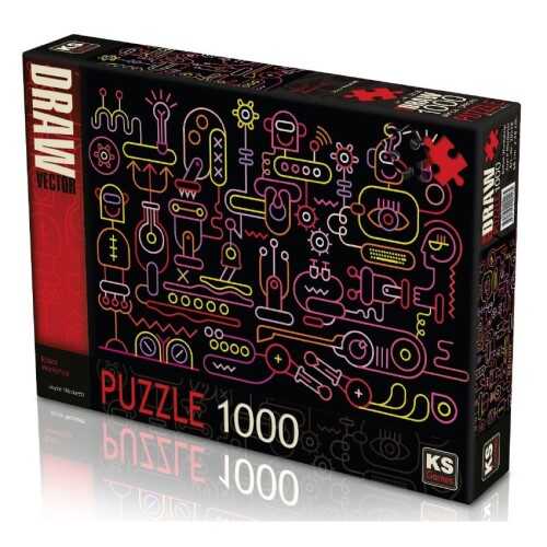 Ks Puzzle Robot WorKshop 1000 Parça