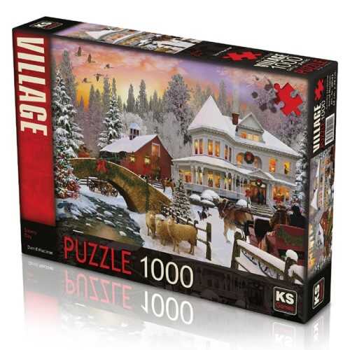 Ks Puzzle Snowy Day 1000 Parça