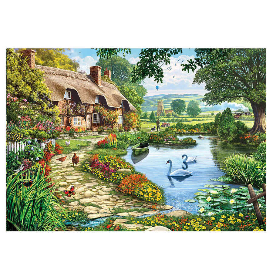 Ks Puzzle Cottage By The Lake 1500 Parça