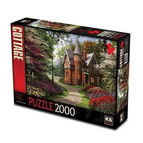 Ks Puzzle Victorian Cottage in Bloom 2000 Parça