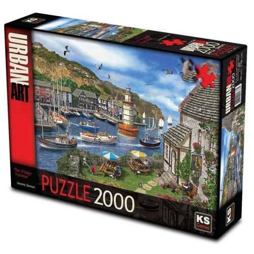 Ks Puzzle Village Harbour 2000 Parça