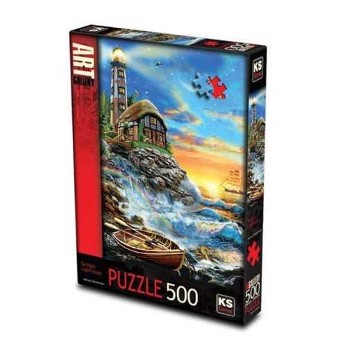 Ks Puzzle Alacakaranlık Deniz Feneri 500 Parça