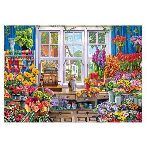 Ks Puzzle Flower Shop 500 Parça