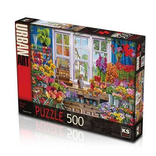 Ks Puzzle Flower Shop 500 Parça