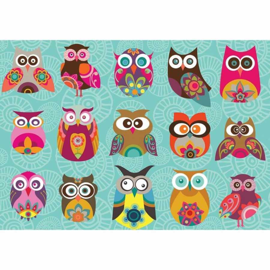 Ks Puzzle Multi Owls 500 Parça