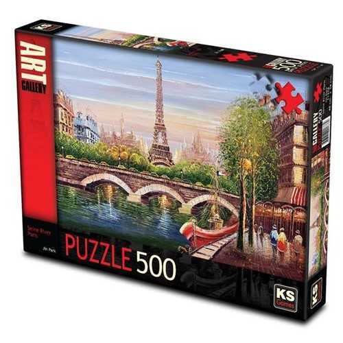 Ks Puzzle Seine River Paris 500 Parça