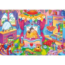 Ks Puzzle A Girl With Toys Jumbo Boy Puzzle 24 Parça - 2