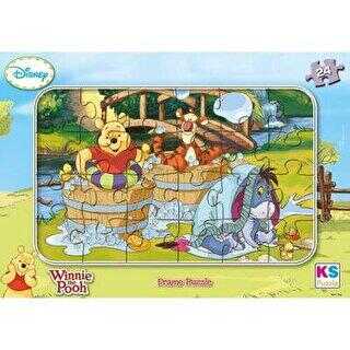 Ks Puzzle Frame Winnie The Pooh 24 Parça