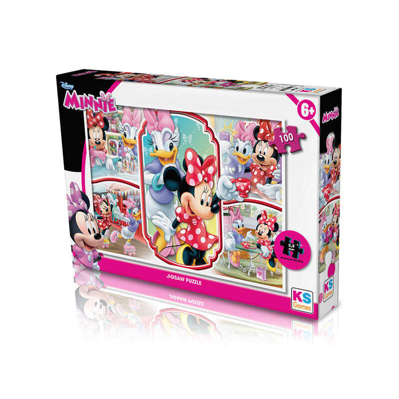 Ks Puzzle Minnie Mouse Puzzle 100 Parça