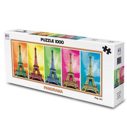 KS Puzzle Panoramik Pop Art Paris Anthony Mato 1000 Parça