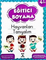 Ktb Kivi Eğitici Boyama Hayvanları Tanıyalım - Kivi Çocuk Yayınları