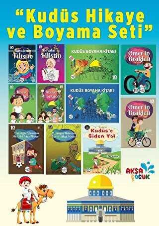 Kudüs Hikaye ve Boyama Seti - 11 Kitap - Aksa Çocuk