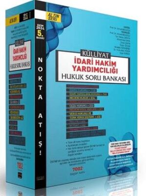 Külliyat İdari Hakim Yardımcılığı Hukuk Soru Bankası - 1