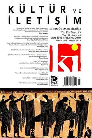 Kültür ve İletişim Sayı: 43 - İmge Kitabevi Yayınları