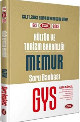 2024 GYS T.C Kültür Ve Turizm Bakanlığı Memur Görevde Yükselme Sınavı Soru Bankası - 1