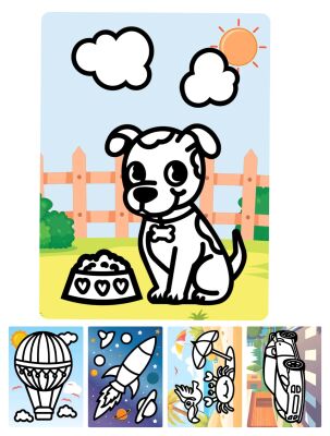 Kum Boyama 5Li Set - Erkek Model Karışık - 1