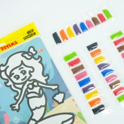 Kum Boyama 5Li Set - Kız Model Karışık - 2