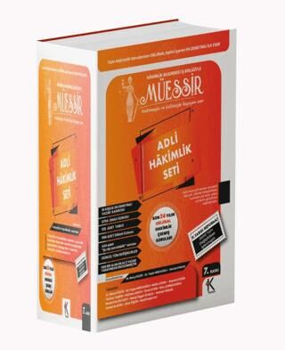 Müessir Adli Hakimlik Çıkmış Soru Bankası - 1