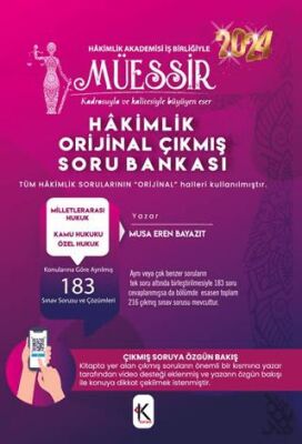 Kuram Kitap Müessir Adli-İdari Hâkimlik Çıkmış Soru Bankası Milletlerarası Hukuk - 1