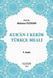Kur’an-ı Kerim Türkçe Meali - Yüzleşme Yayınları