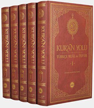 Kur`an Yolu Türkçe Meal ve Tefsir 5 Cilt Takım - 1