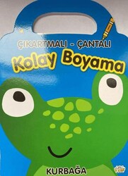 Kurbağa - Çıkartmalı-Çantalı Kolay Boyama - 0-6 Yaş Yayınları