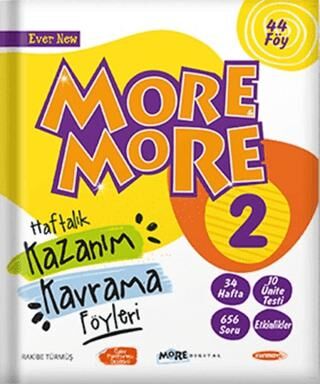 Kurmay Yayınları 2. Sınıf More More Haftalık Kazanım Kavrama Föyleri 44 Föy - 1
