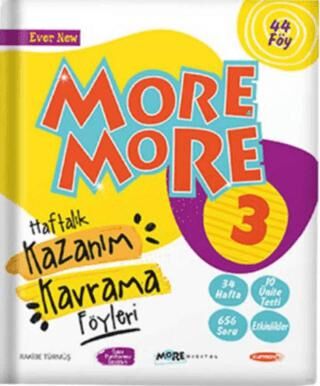 Kurmay Yayınları 3. Sınıf More More Haftalık Kazanım Kavrama Föyleri 44 Föy - 1
