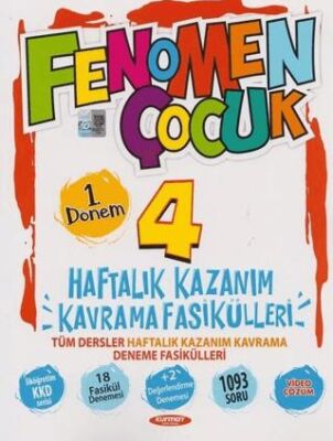 Kurmay Yayınları 4. Sınıf Tüm Dersler 1. Dönem Haftalık Kazanım Kavrama Fasikülleri Kurmay ELT - 1