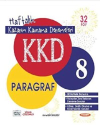 Kurmay Yayınları 8. Sınıf Paragraf KKD Haftalık Kazanım Kavrama Denemeleri - Kurmay Yayınları